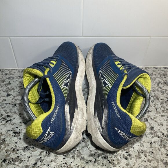Altra Provision 4.0 Running Shoes Blue Yellow Foot Shape Men’s Size US 10 - Picture 6 of 8